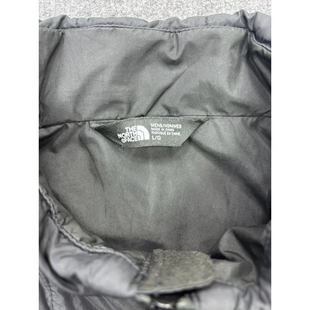 The North Face Thermoball Eco Puffer Jacket Mens Large Black Quilted Full Zip